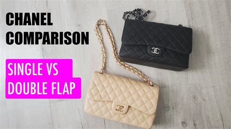 chanel maxi 19 flap|Chanel single flap vs double.